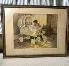 Rare Vintage Bessie Pease Gutmann “The Newcomer” Beautifully Framed