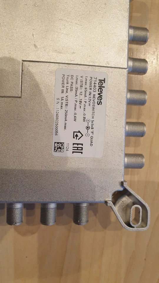 Televes MS58NCQ Nevoswitch Multischalter  - Bild 2 von 2