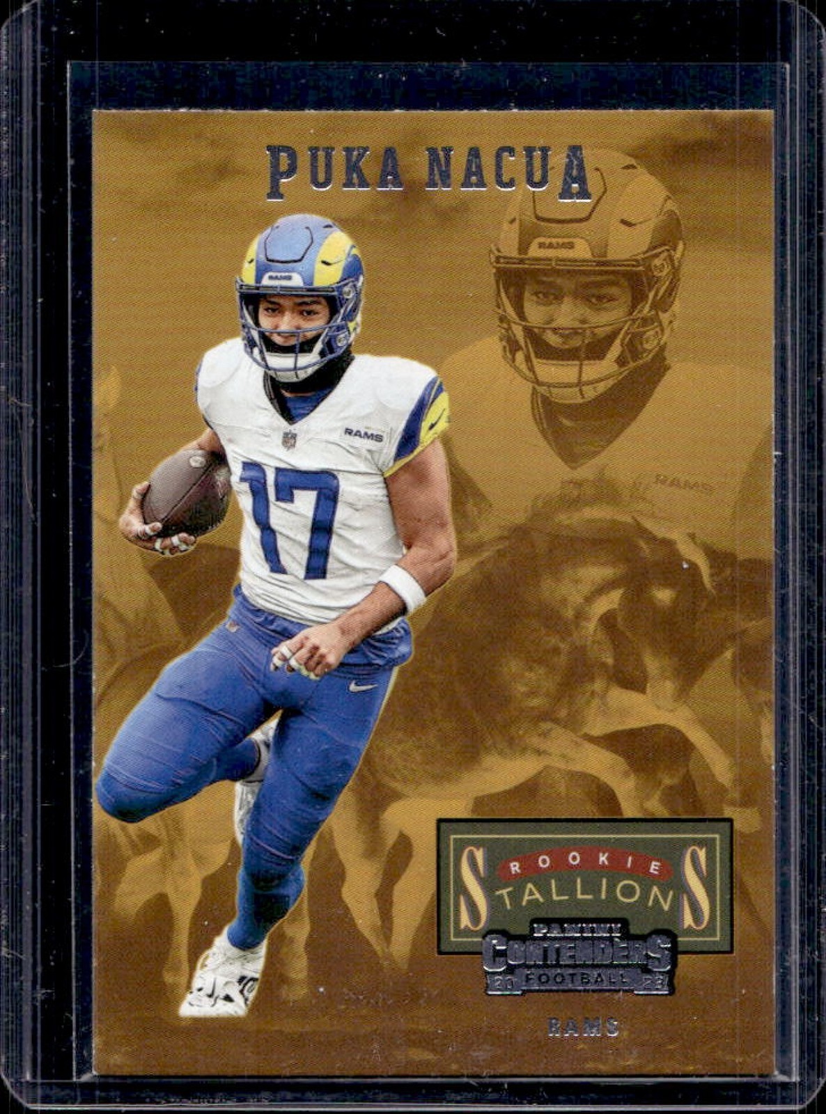 Puka Nacua Panini Contenders Rookie Stallions #19 Base
