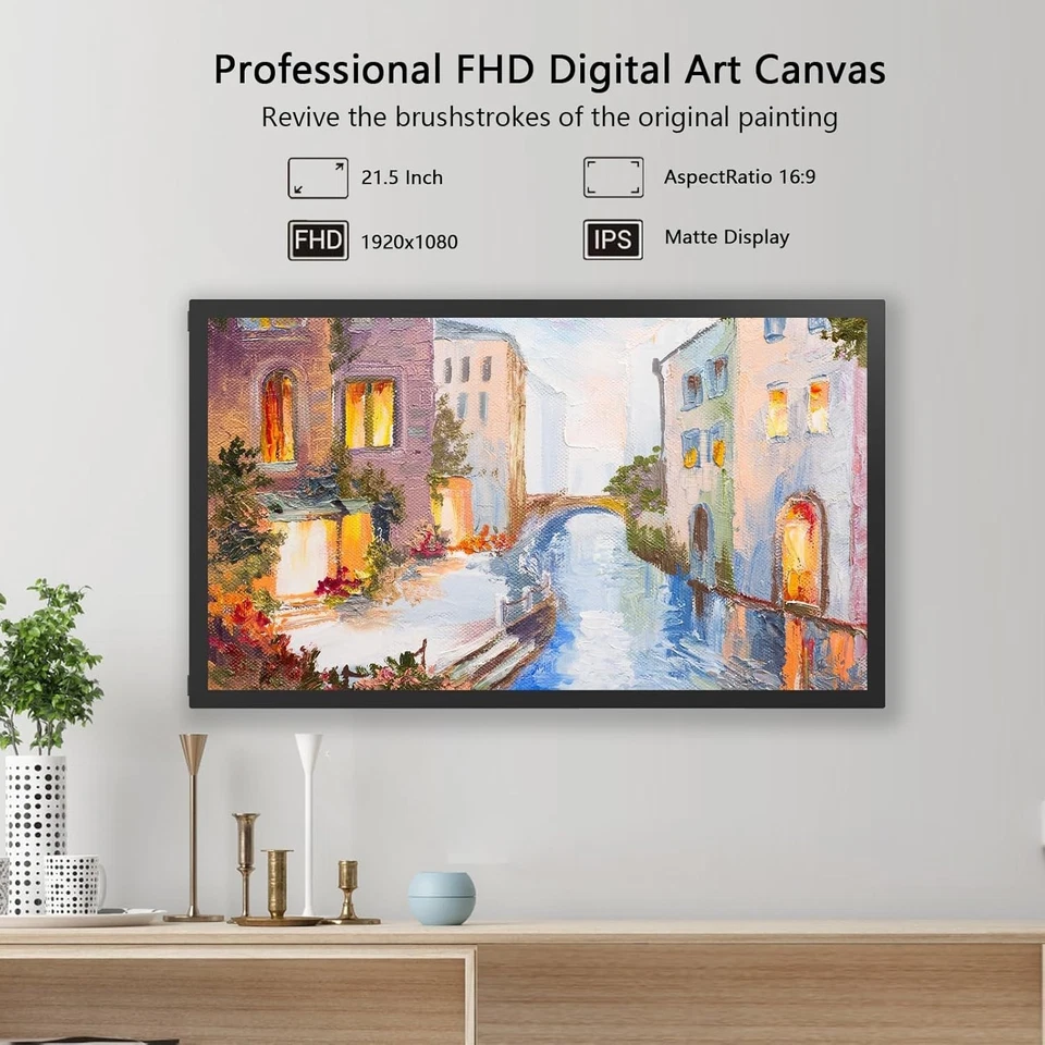 FRAMEO 21.5 inch 64GB Digital Photo Frame IPS Touch Screen  Auto-Rotate - Image 4 of 4