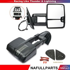 Power Heated Signal Tow Mirrors for 07-13 Silverado Sierra 1500 2500HD 3500HD