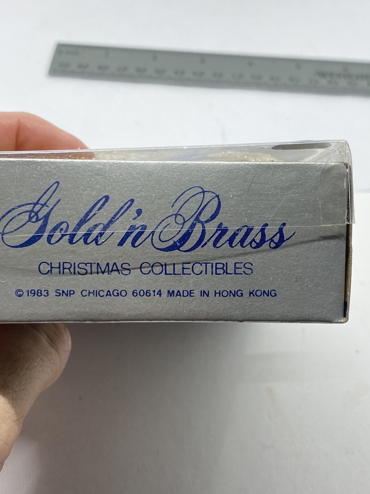 Gold Plated Brass Filigree 3D Rocking Horse Christmas Tree Ornament