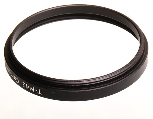 T2 T-mount to M42 lens converter adapter ring 42-42mm M42x1 mm 42x0.75-42x1 - Picture 2 of 2