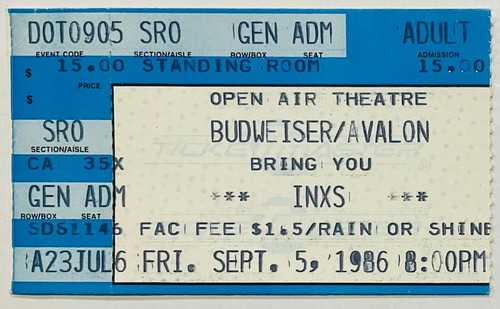 Original Concert Tickets Artists (Beginning With I) Select From Dropdown List - Imagen 22 de 48