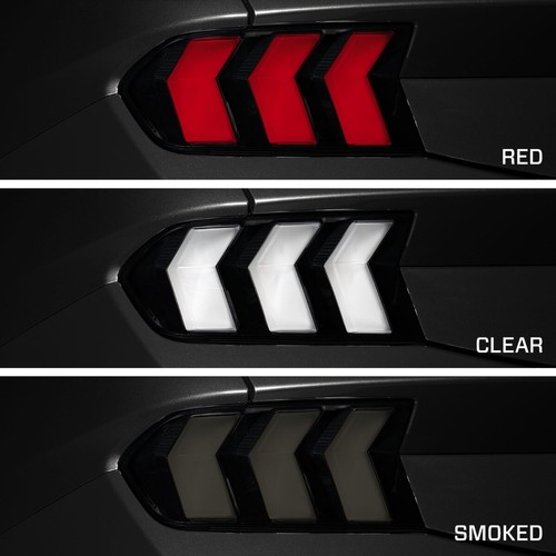 Form Lighting 2024-2025 Fits Ford Mustang Sequential LED Tail Lights Red Pair - Picture 6 of 8