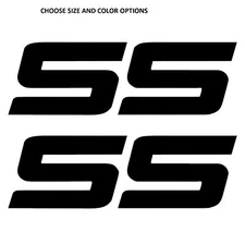 Chevy SS Decal Truck Sticker Dodge Ford Chevy GMC Laptop Car 4" - 22"