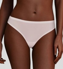 Chantelle Women's Pink Solid Soft Stretch Seamless Thong Panty One Size.