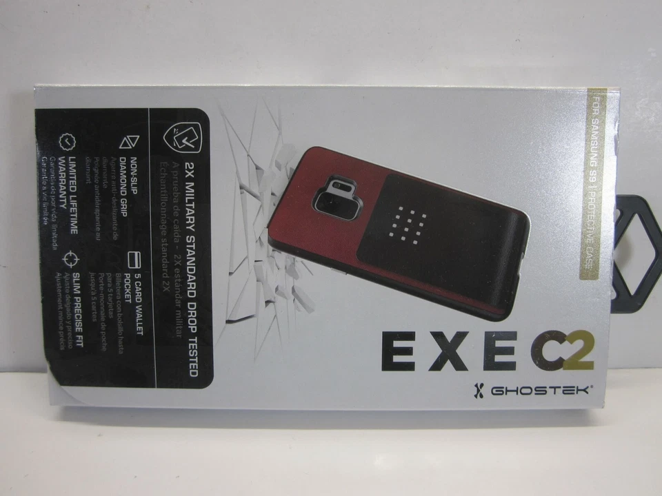 Ghostek EXEC2 Card Holder Wallet Case for Samsung S9 - Brown (Brand New) - Image 2 of 4