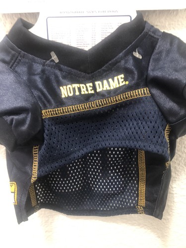 Notre Dame IN Fighting Irish Football Pet Apparel Jersey New Size XS Dog Cat Pet - Picture 5 of 10