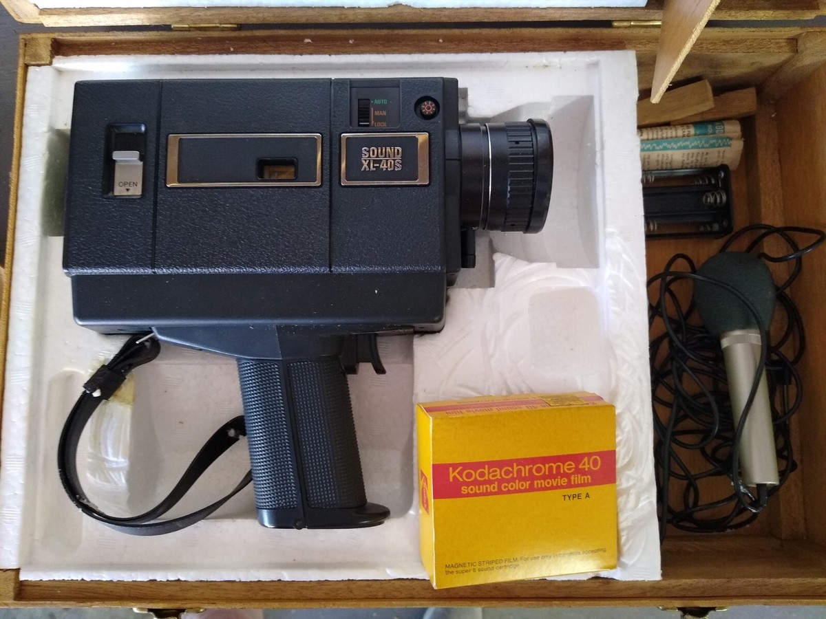 Vintage Sankyo XL-40S Video Sound Super 8 Camera with Handmade