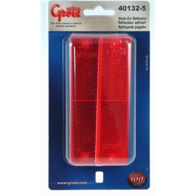 GROTE PERLUX 40132-5 Mini Stick-On / Screw-Mount Pair Pack Red
