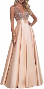 vestido ouro rose