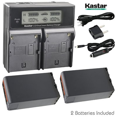 BP-U90 BP-U96 Battery & Dual Charger for Sony PMW-EX280 PXW-FS5 PXW-FS7 XDCAM EX