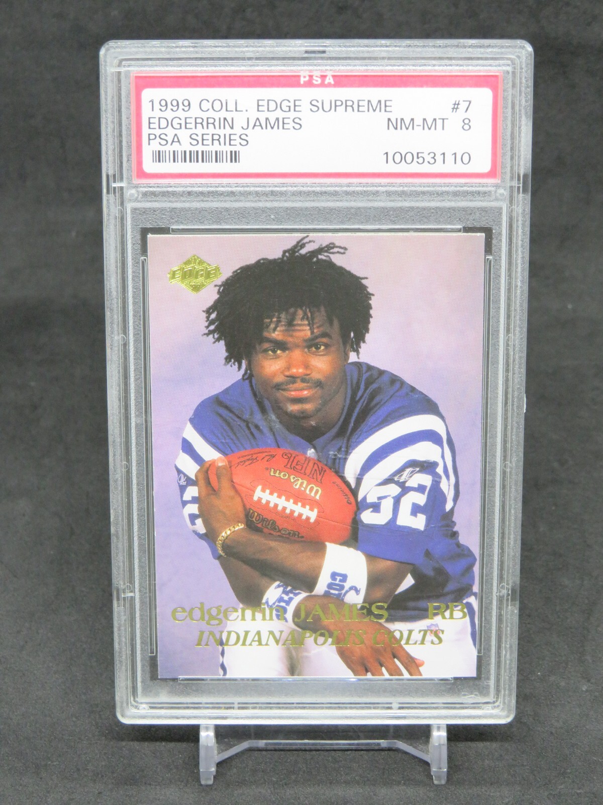 Edgerrin James Collector's Edge Supreme PSA Series #7 PSA Series