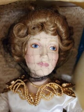 House Faberge Enchanted Queen Swan Lake Doll Original Box Franklin Heirloom Mint