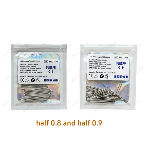 Dental Ball Retainer Orthodontic Clasp Anchor Teeth Position Hold 0.7/0.8/0.9 - 第 17/17 張圖片