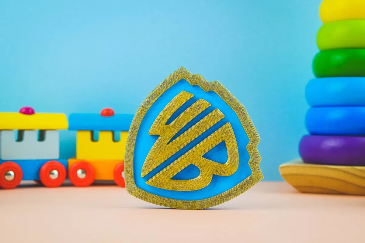 Warner Bros Logo 3D Printed Kids Toy Pretend Play 20th Century Fox TV  Animation