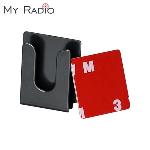 10x Uniwersalny uchwyt Klips mikrofonu do Motorola Kenwood YEASU Icom HYT Wieszak - Zdjęcie 2 z 9