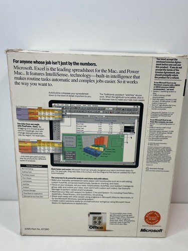 Vintage Microsoft Excel 4.0 Floppy Disks (14-Disks) for Macintosh Software 1985 - Picture 15 of 20