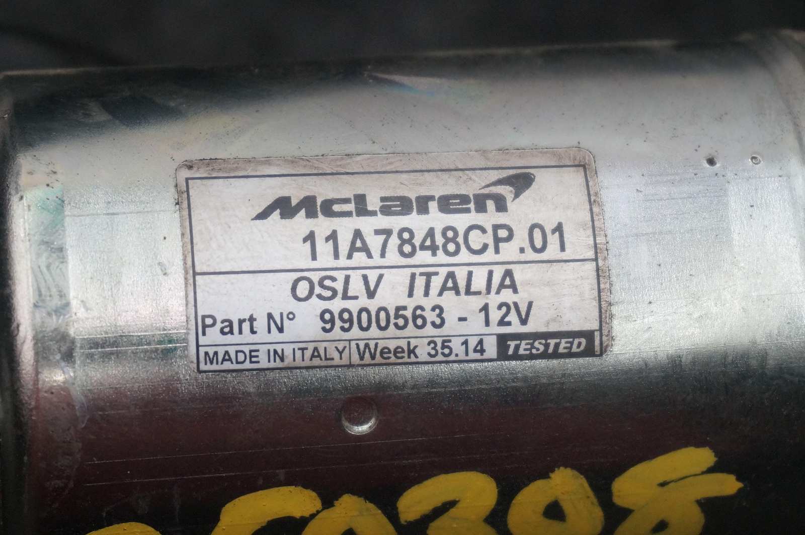 Front Windshield Wiper Motor Linkage OEM 11A7848CP McLaren 650S 2015