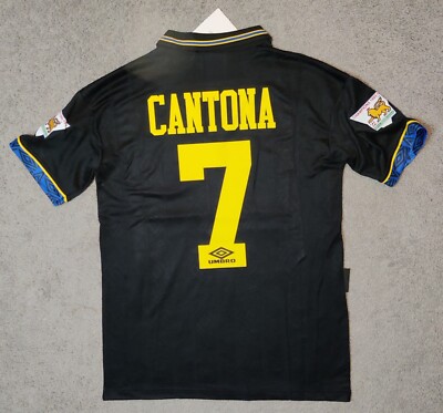 【93/95 Awayモデル】E・カントナ ＃７ マンチェスターユナイテッド Manchester United 1993/95 Away Cantona #7 Soccer Football