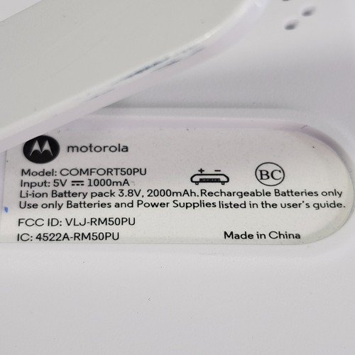 Motorola Comfort50PU Baby Nursery Monitor Only 5" Screen OEM Replacement Part - Bild 8 von 14