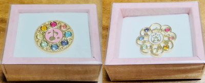 Ojamajo Doremi 25th Anniversary AniBirth Pins Pin Anstecker Lehrling & Rhythm...