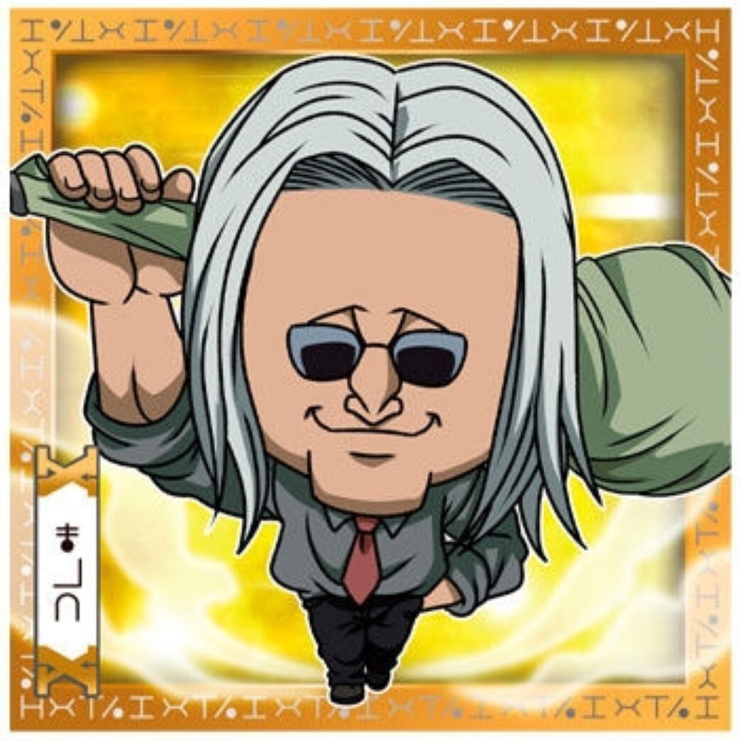 HUNTER x HUNTER mini Sticker HH2-16 Morel Mackernasey R BANDAI