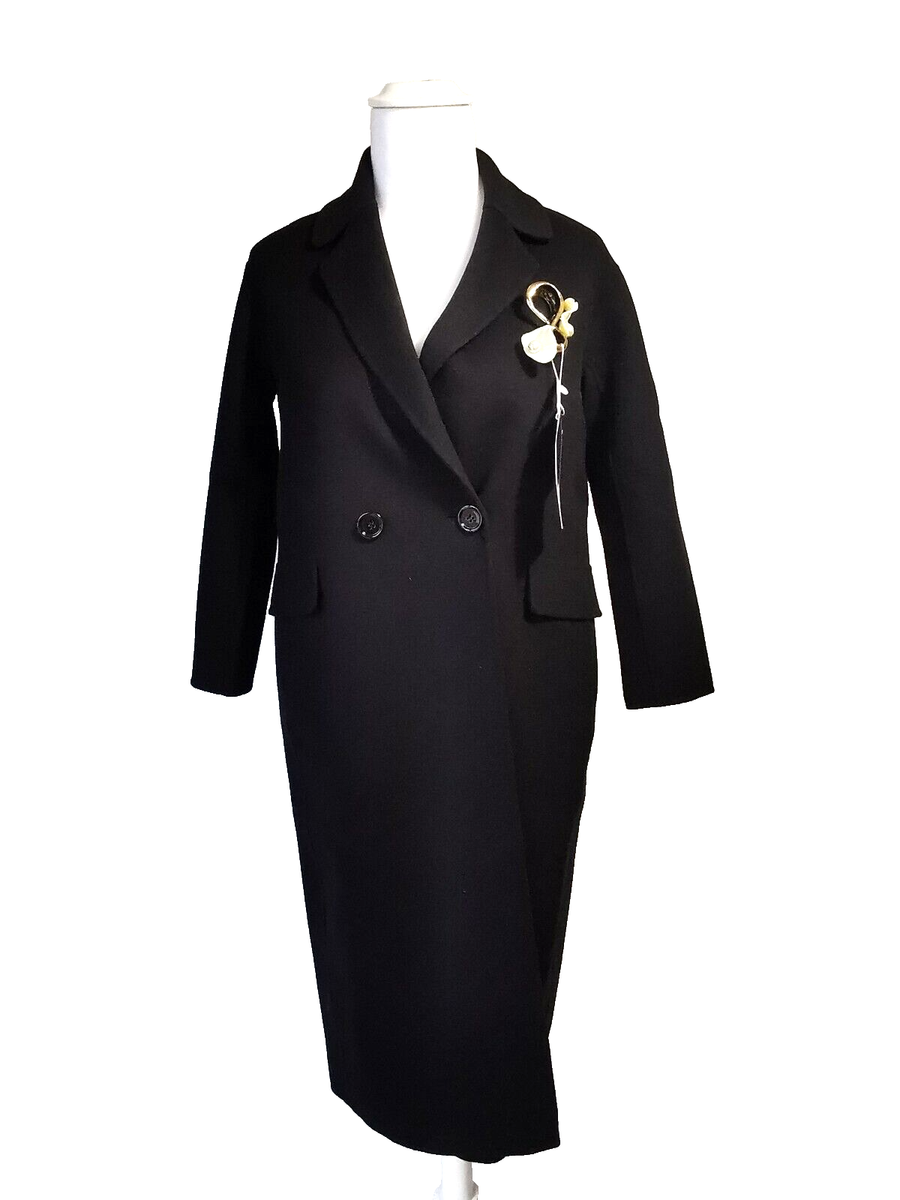 ✨MAX MARA Double Breasted Coat in Virgin WOOL Usa0_ It34_ De30_ ✨MAX MARA Double Breasted Coat in Virgin WOOL Usa0_ It34_ De30_