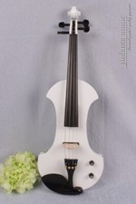 Yinfente write 4 string Electric Silent Violin Natural wood Free Case Bow 6.5