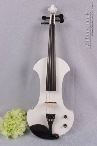 Yinfente Write 4 Saiten elektrisch leise Viola natürliches holzfreies Etui + Schleife 6,5 - Bild 2 von 12