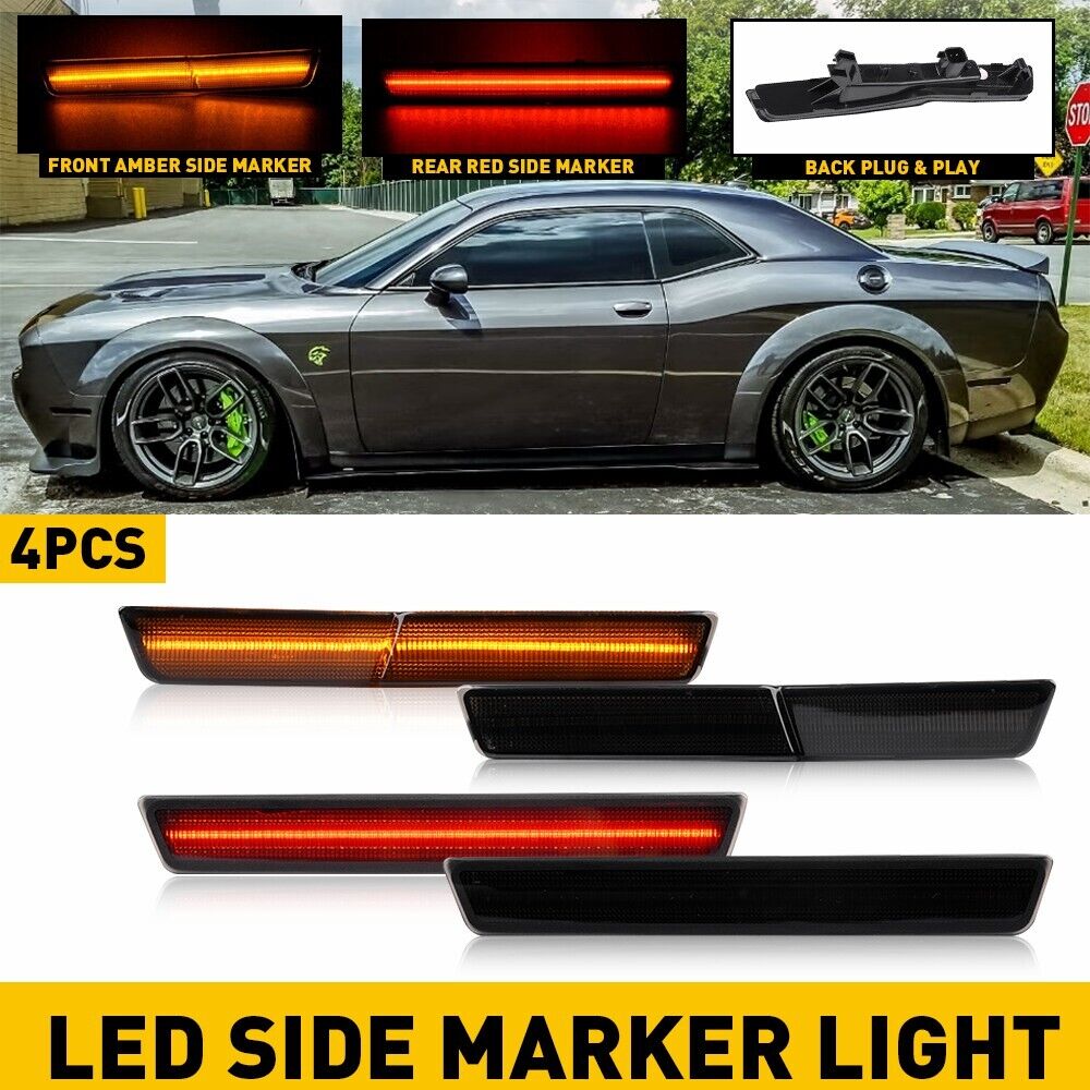 Fits 18-22 Dodge Challenger SRT Hellcat Widebody LED Side Fits 18-22 Dodge Challenger SRT Hellcat Widebody LED Side