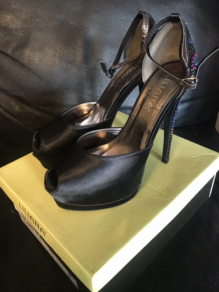 2 x Lillian's высокий каблук туфли размер 8. Ношеный 1x отличное состояние - Изображение 4 из 4