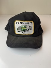 Vintage C-Z Trucking Trucker Snapback Hat Cap K Products Patch