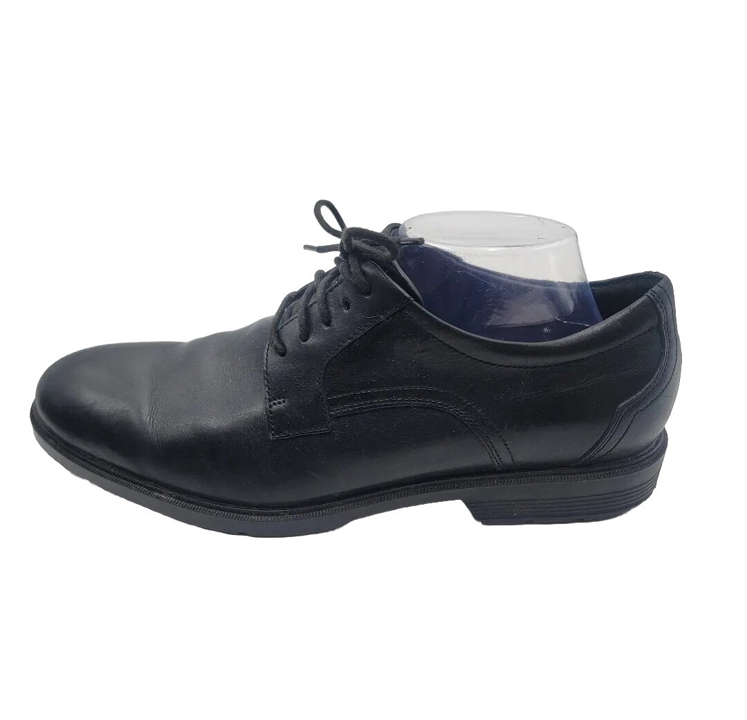 Rockport‎ Men’s black Shoes Sz 9.5 Rockport mens shoes size 9.5 black leather upper extra tread  main image 2