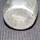 Vintage Baronial Plate Miniature Salt & Pepper Shakers — photo 3