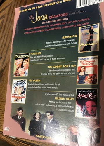 The Joan Crawford Collection (DVD, 2005, 5-Disc Box Set) NEW - Ships FREE Box! - Bild 3 von 4