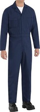 Red Kap Men's Work Coveralls Speedsuit Uniform Navy Blue Size Small
