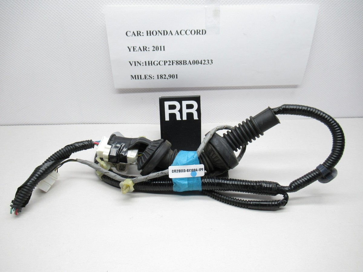 2008-2012 Honda Accord Rear Right Side Door Wiring Harness 32753
