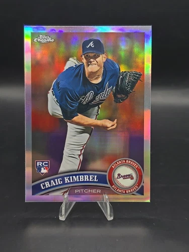 2011 Topps Chrome Craig Kimbrel Atlanta Braves Rookie RC Refractor #195