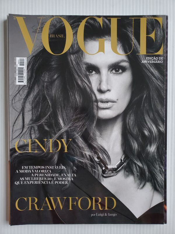 女性情報誌 Vogue Brasil Magazine November 2021 2021 VOGUE Magazine Brazil CINDY CRAWFORD by Luigi & Iango