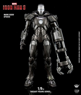 metal iron man toy
