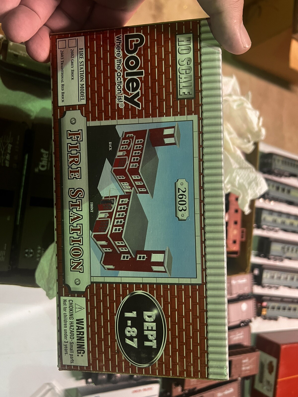 Boley HO Scale 1930’s Style 2 Bay Fire Station W/Box 2603 eBay