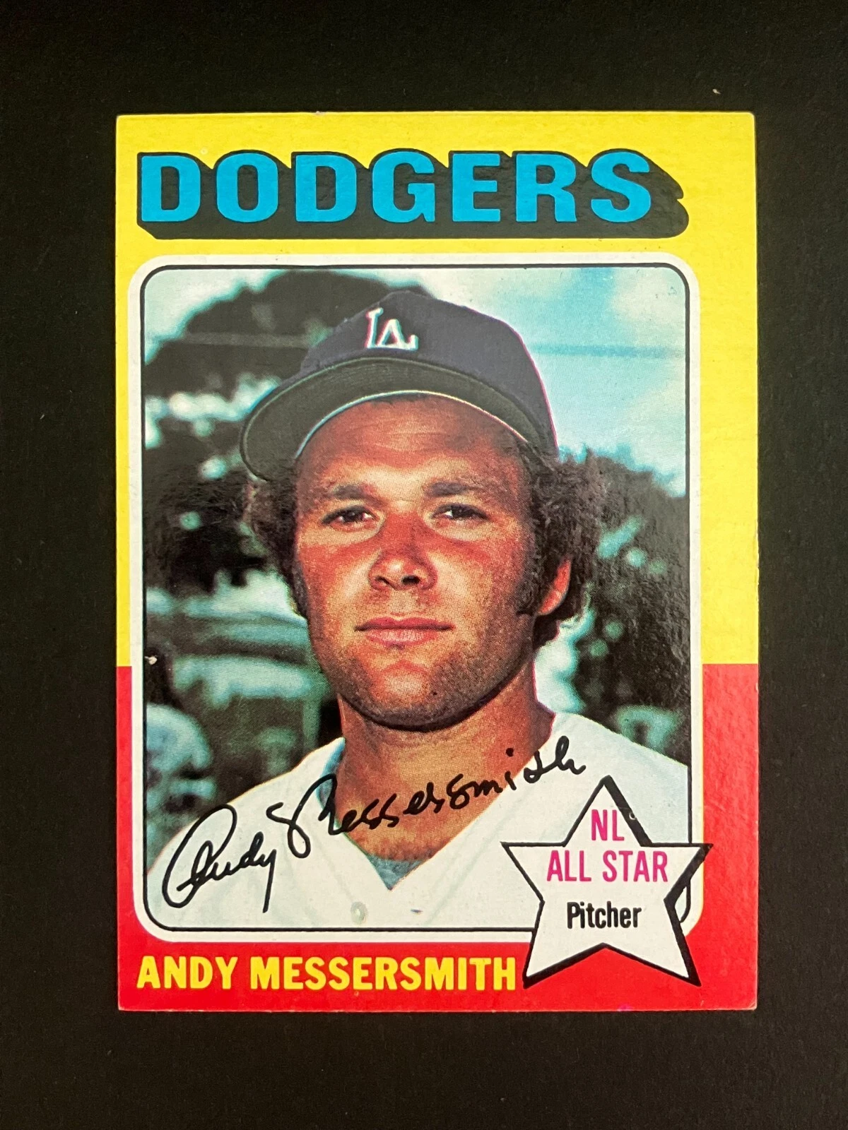 1975 TOPPS MINI HIGH-GRADE SET - ANDY MESSERSMITH  - CARD #440 - DODGERS - NM
