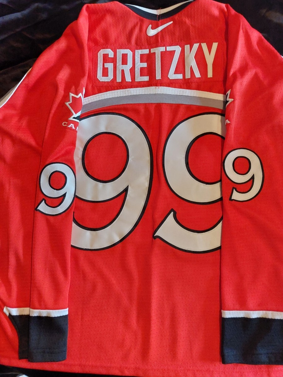 WAYNE GRETZKY 1998 NAGANO JAPAN OLYMPICS TEAM CANADA RED JERSEY
