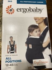 Ergobaby 360 All-Position Baby Carrier 12-45 Pounds , Pure Black