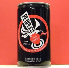 Peoples Chief Oshkosh Beer Fox Valley 12 oz Can Walter EauClaire Wisconsin Be812