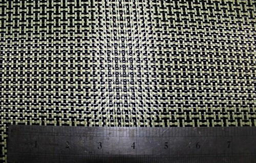 HECHO EN UE - Tela híbrida de fibra de carbono aramida tejido liso 30x20 cm 180 g/m2 - Imagen 4 de 5