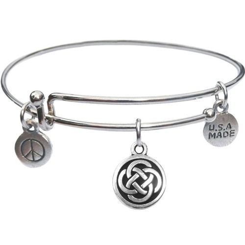 Bangle Bracelet and Celtic Circle - USA Made - BBandJT109 - 第 1/1 張圖片