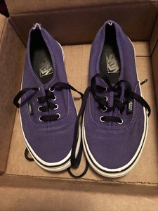 purple vans size 4